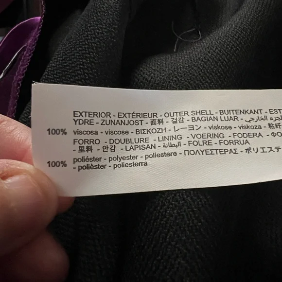 Zara Purple Satin Effect High Waist Mini Skirt Skirt Blogger Fave Size Large - Picture 5 of 5